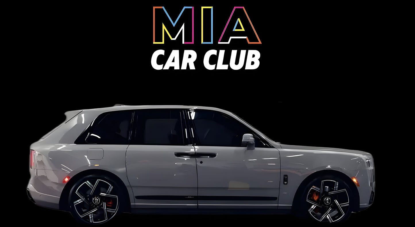 ROLLS ROYCE CULLINAN BLACK BADGE RENTAL MIAMI