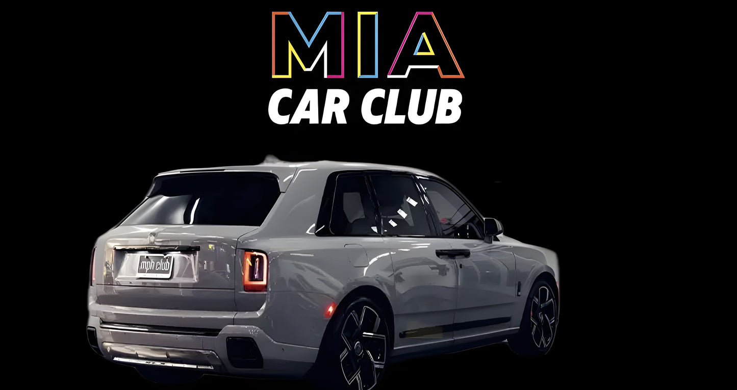 ROLLS ROYCE CULLINAN BLACK BADGE RENTAL MIAMI