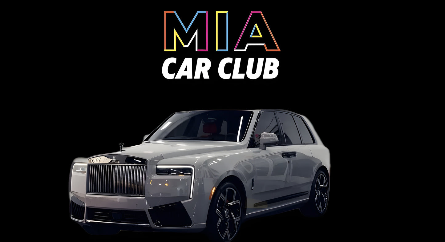 ROLLS ROYCE CULLINAN BLACK BADGE RENTAL MIAMI